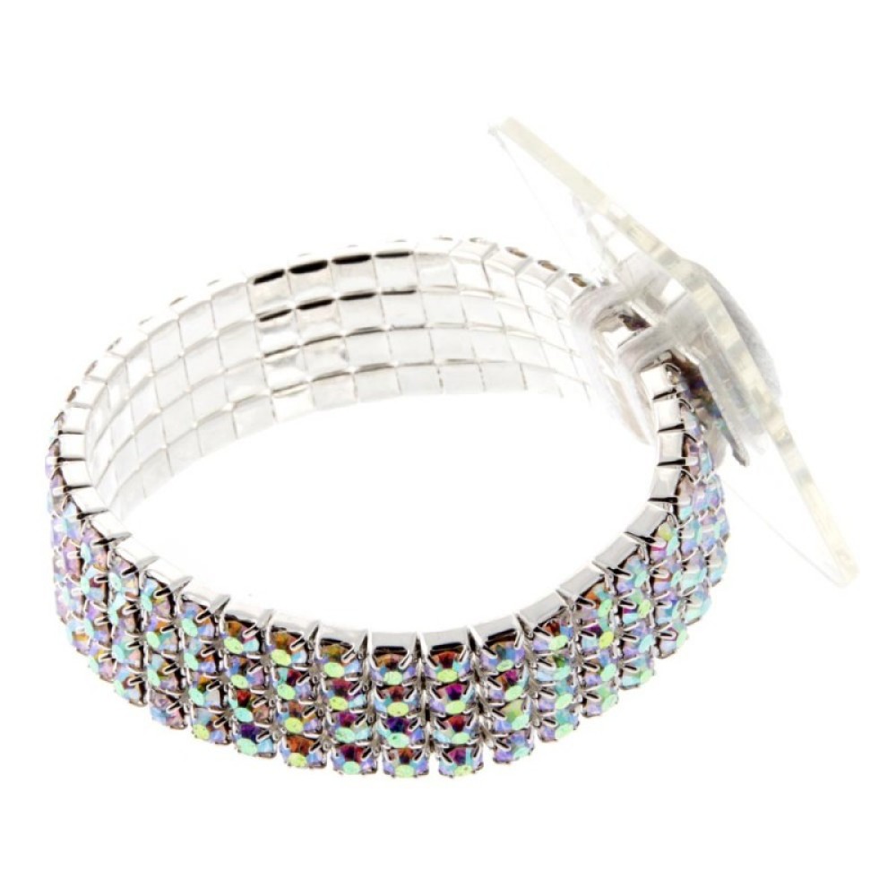 Rock Candy Iridescent Wrist Corsage Bracelet Corsage Bracelets